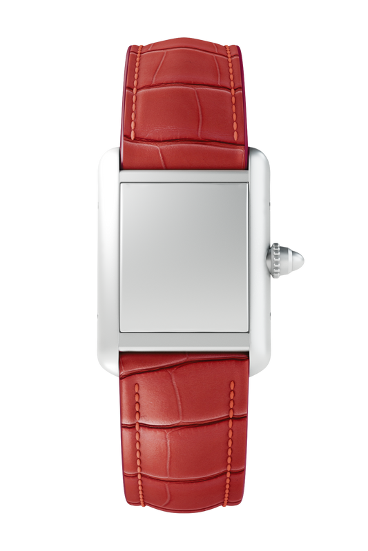 Uhrenarmband auch geeignet für Cartier Tank Must mit Faltschließe